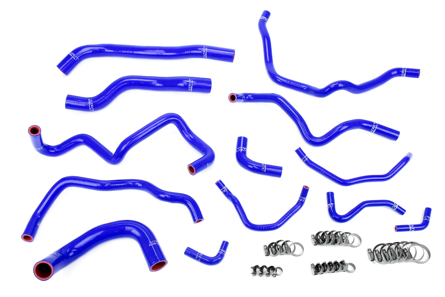 HPS Performance Silicone Hose Kit - Radiator and Heater Hose 57-2004-BLUE