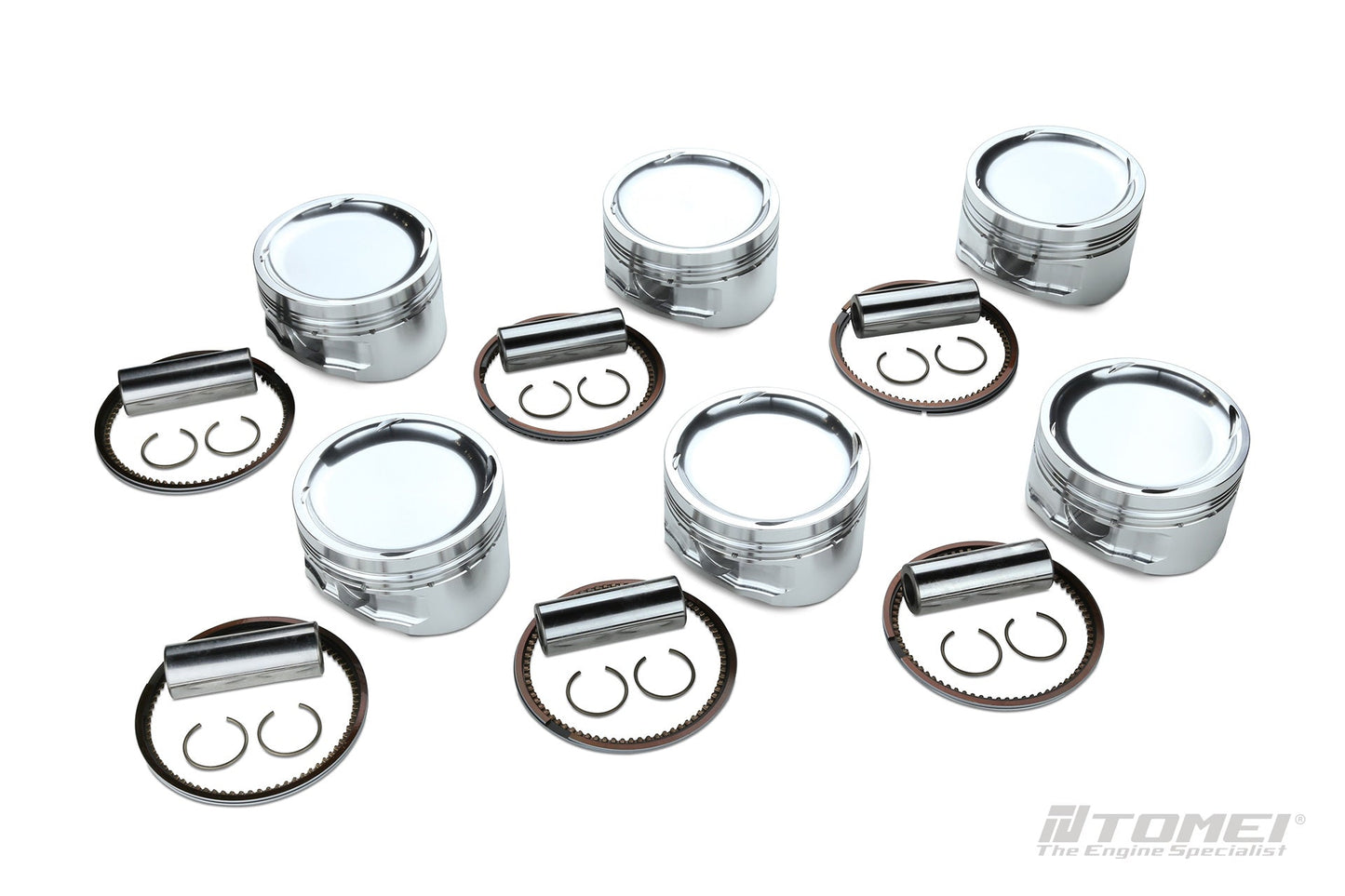 Tomei Forged Piston Kit For Toyota 2JZ-GTE 3.6L Stroker - P.Bore 86.5mm