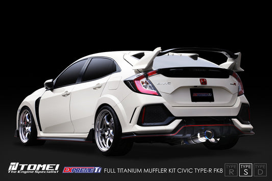 Tomei Expreme Titanium Exhaust System Type-S for 2017+ Honda Civic Type R FK8