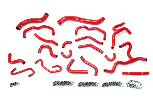 HPS Performance Silicone Hose Kit - Radiator and Heater Hose 57-1709-RED