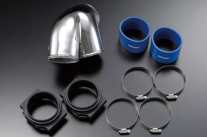 GReddy Suction Pipe Kit for Single Turbo Setup(Z32 MAF 100mm - 2x80MM) - 1989-2002 NISSAN BNR32 / BCNR33 / BNR34 Skyline GT-R RB26DETT - 11920110