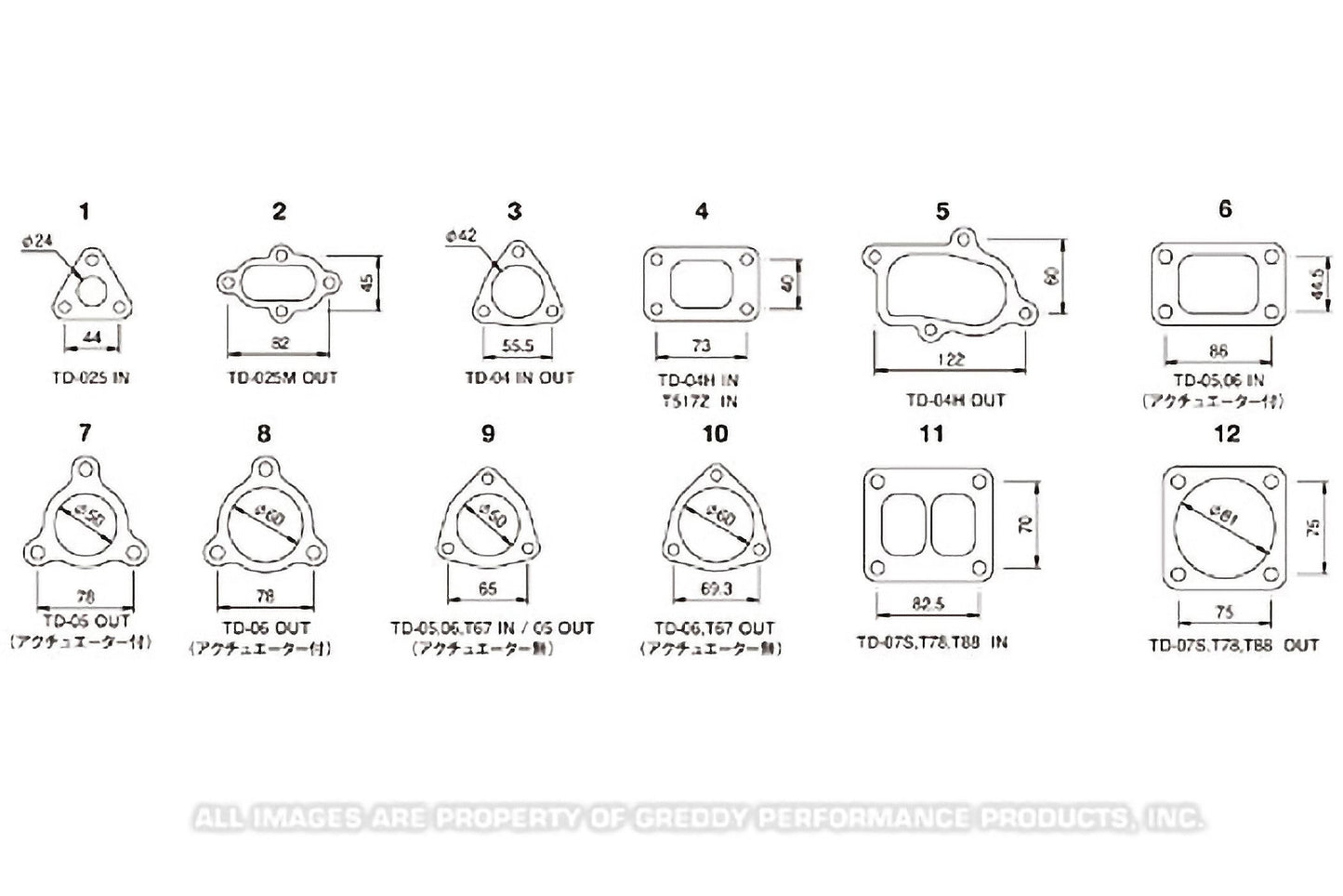 T517Z TURBO OUTLET GASKET - (11900160)