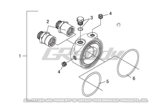 REPLACEMENT 65MM DIA O-RING FOR OIL FILTER BLOCK SENSOR ADAPTER (LG) - (12401161)