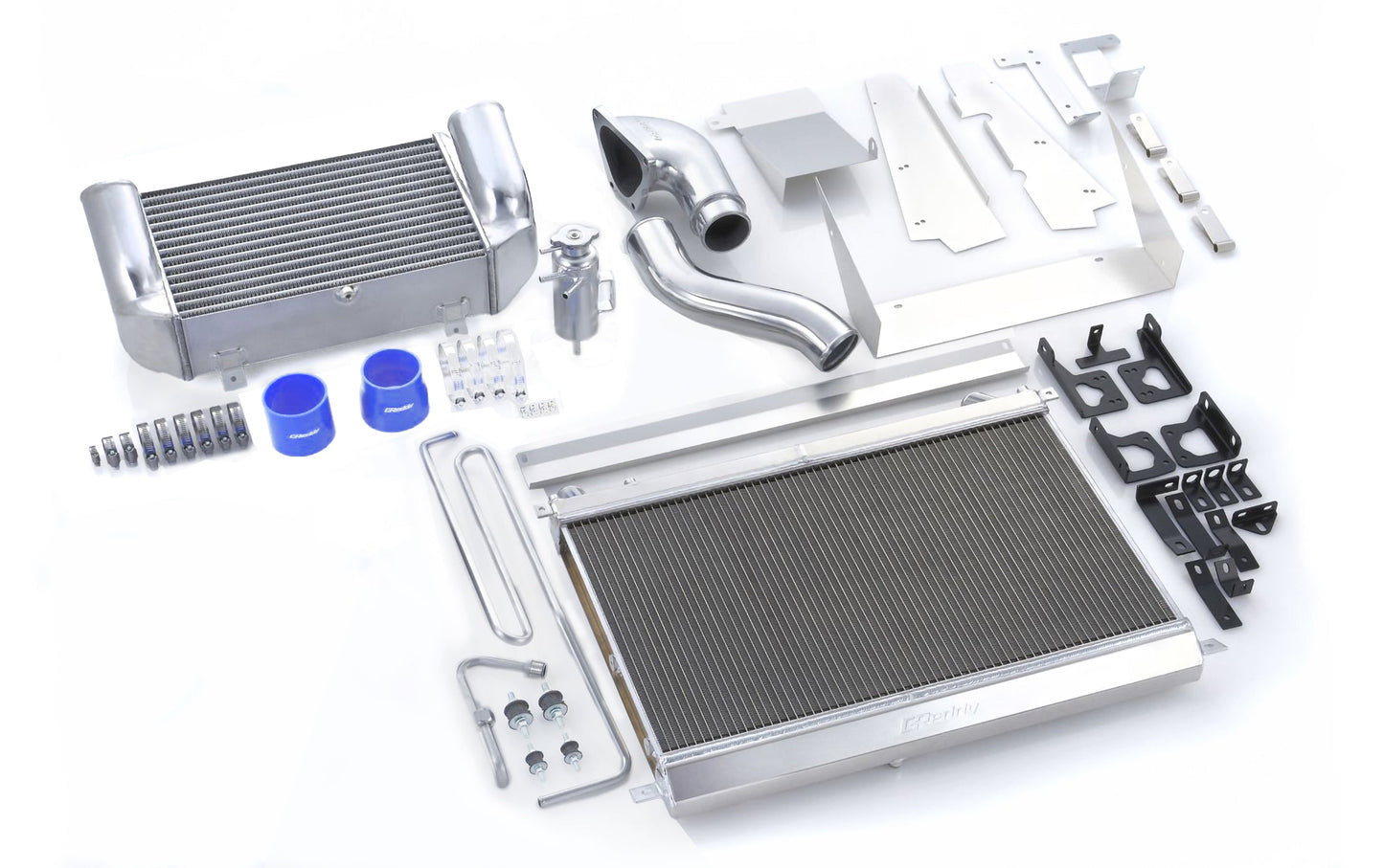 GREDDY V-MOUNT INTERCOOLER / RADIATOR KIT FD3S Ver. 2 STANDARD KIT - (12040703 / 12040720)