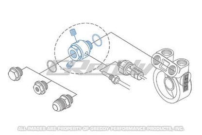 GREDDY M18xP1.5 O-RING MULTI SENSOR PORT FITTING - (12401178)