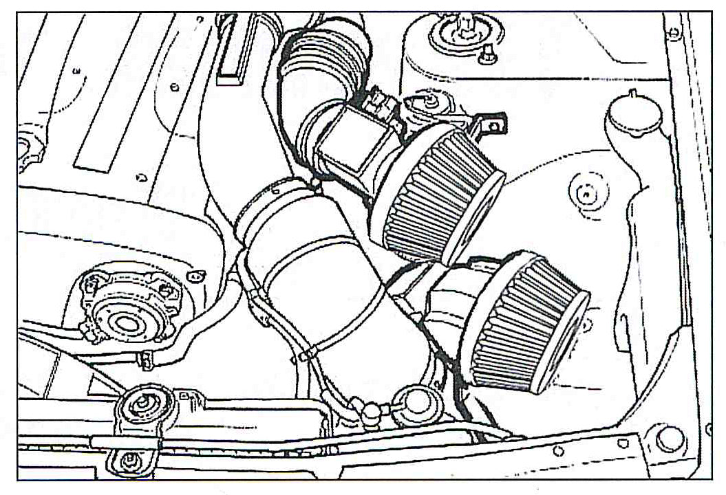 GReddy Airinx Suction Kit NS-S004(Factory MAF) - 1995-1998 NISSAN BCNR33 Skyline GT-R RB26DETT - 12520604