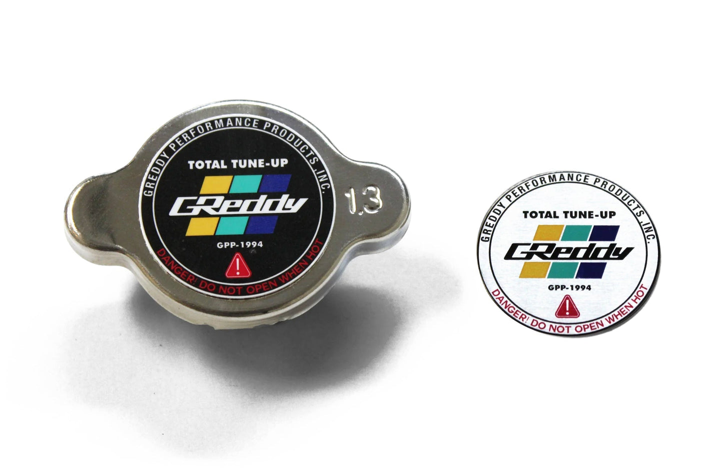 GReddy Polished High Pressure Radiator Cap 127kpa - NISSAN RB20DE(T) / RB25DE(T) / SR20DE(T) Engines - 13911004