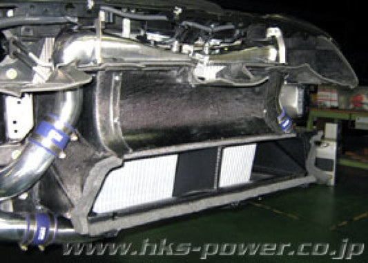 HKS R-Type Intercooler Kit with Carbon Air Duct - 2009-UP NISSAN R35 GT-R VR38DETT - 13001-AN013