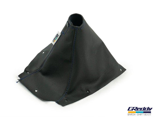 GReddy Genuine Leather Shift Boot - 1999-2002 NISSAN BNR34 Skyline GT-R RB26DETT - 16520702