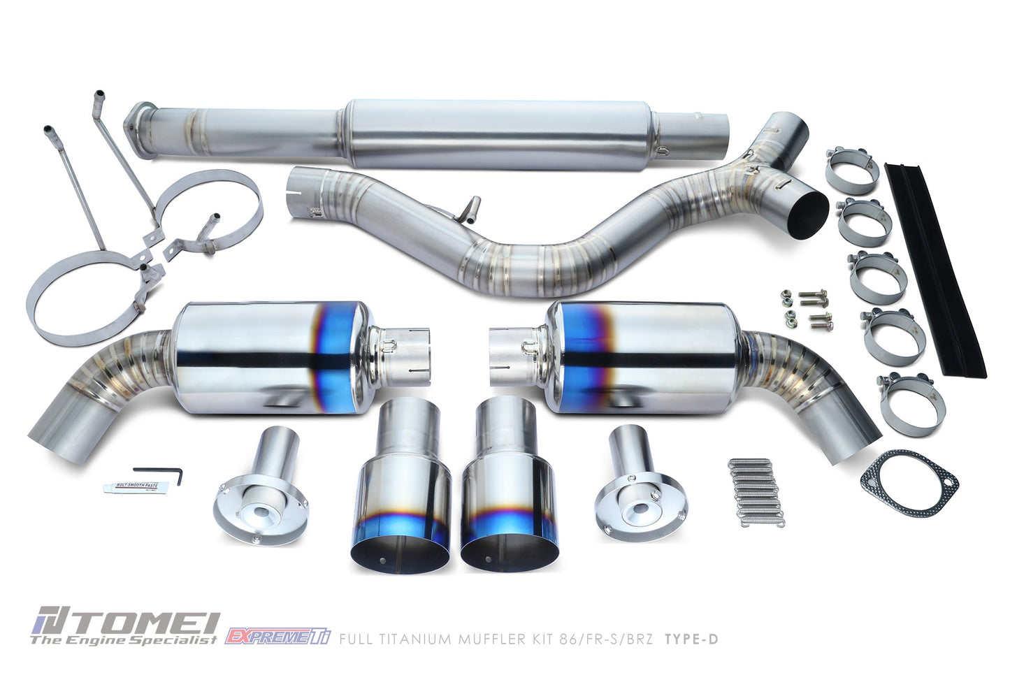 Tomei Expreme Titanium Exhaust System Type-D Dual For 2021+ GR86 / BRZ - ZN8 / ZD8 - FA24