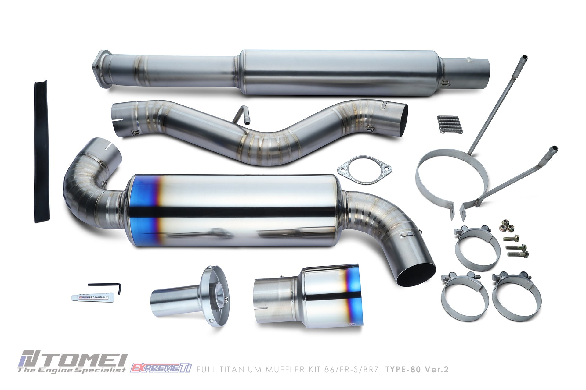 Tomei Expreme Titanium Exhaust System Type-80 ver.2 For 2021+ GR86 / BRZ - ZN8 / ZD8 - FA24