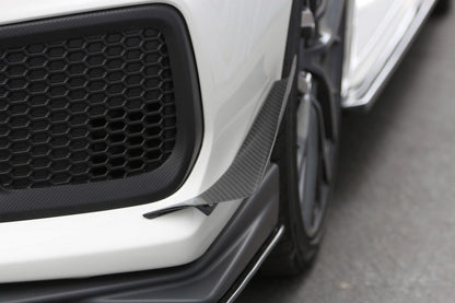 APR Performance Carbon Fiber Front Bumper Canards - AB-808018.