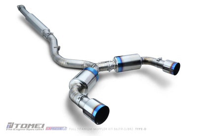 Tomei Expreme Titanium Exhaust System Type-D Dual For FRS / 86 / BRZ - ZN6 / ZC6 - FA20