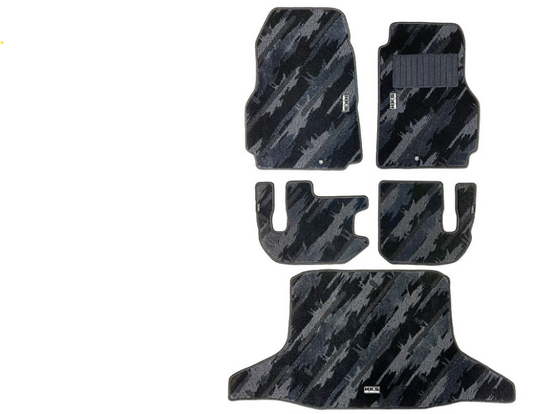 HKS Floor Mat (Monotone Oil Color - 5 Piece Set) - 2009-UP NISSAN R35 GT-R - 53001-AN014