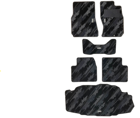 HKS Floor Mat Set(Monotone Oil Color - 6 Piece) - 1999-2002 NISSAN BNR34 Skyline GT-R - 53001-AN026