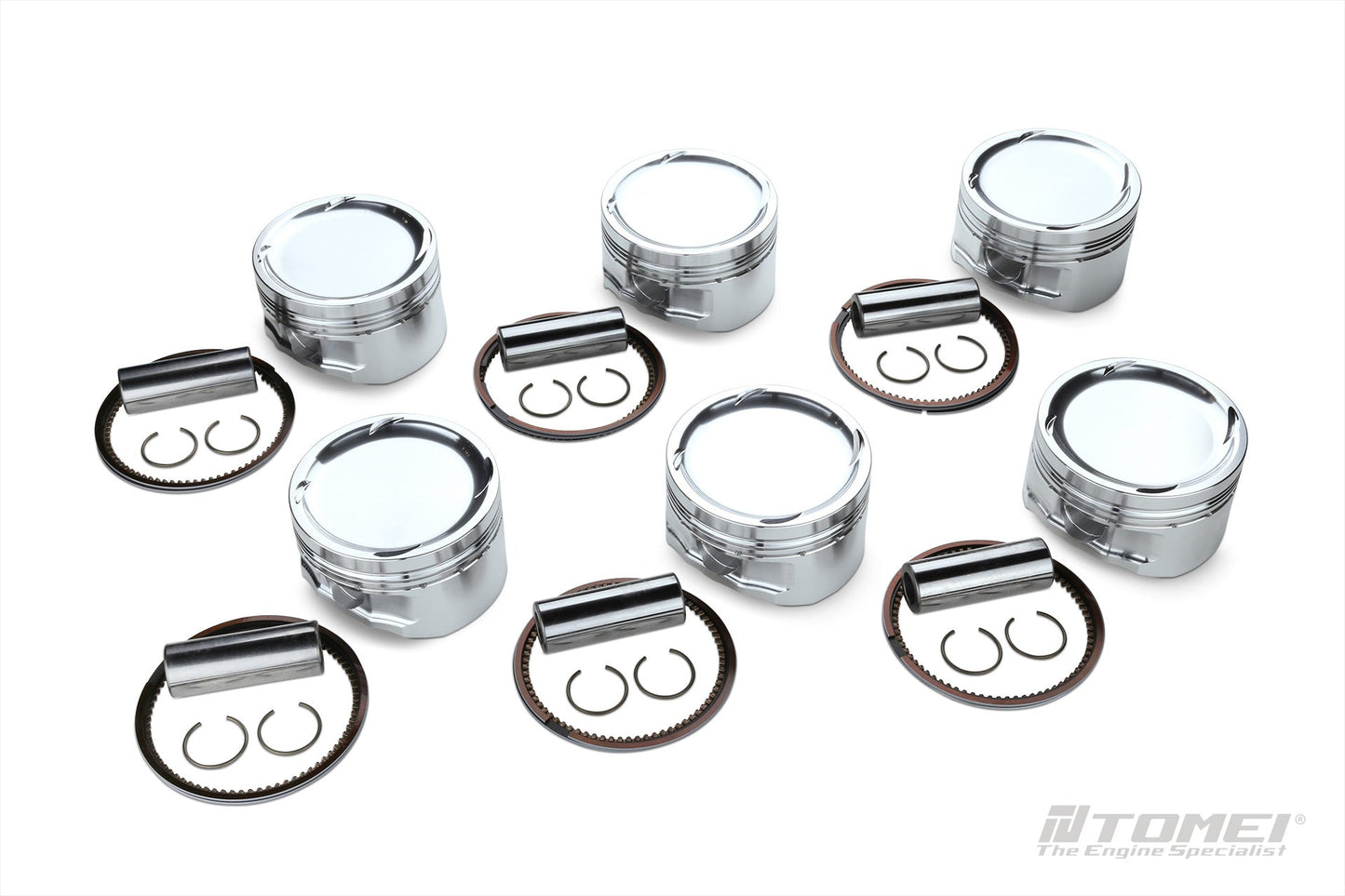 Tomei Forged Piston Kit For Toyota 2JZ-GTE 3.4L Stroker - P.Bore 86.5mm