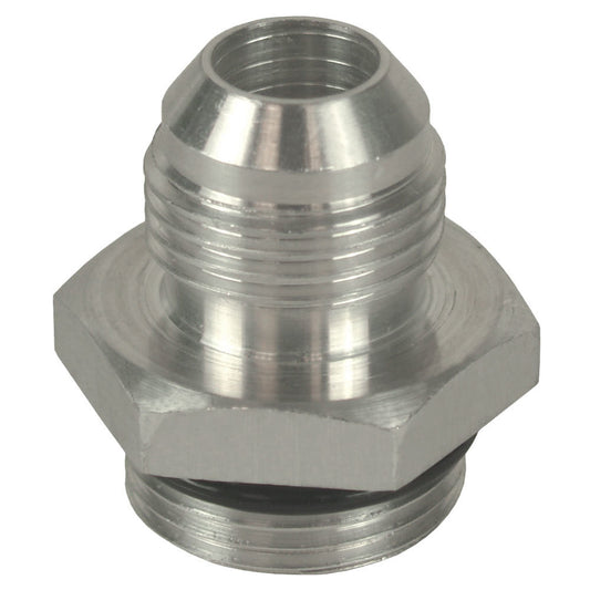 Derale Adapter Fitting - Straight - 8 AN Male to 5/8-18" Male O-Ring - Aluminum