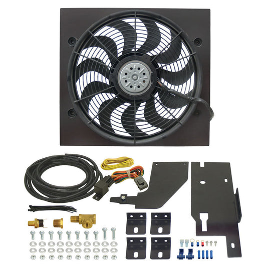 Derale 87-06 Wrangler Electric Fan Kit