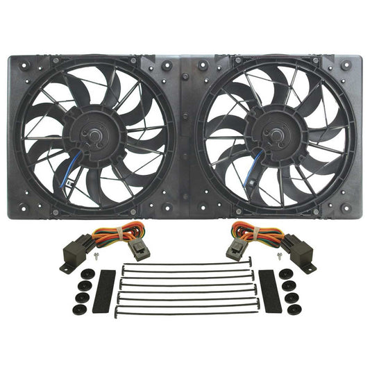 Derale 10" Dual High Output RAD Fans Puller