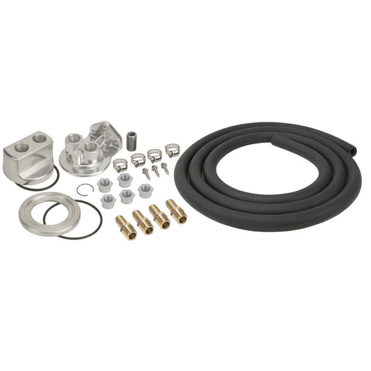 Derale Single Mount Oil Filter Relocation Kit