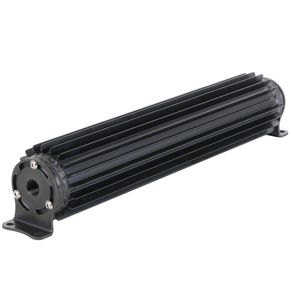 Derale Single-Pass Heat Sink Cooler 15" - Black Anodize