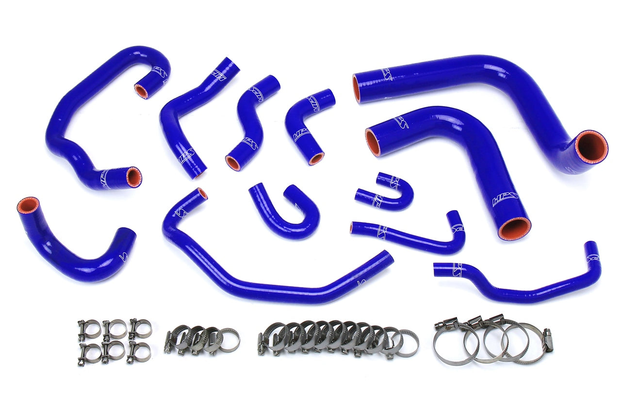 HPS Performance Silicone Hose Kit - Radiator and Heater Hose 57-1654-BLUE