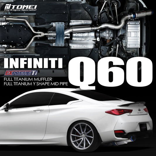 Tomei Expreme Titanium Exhaust System for Infiniti Q60