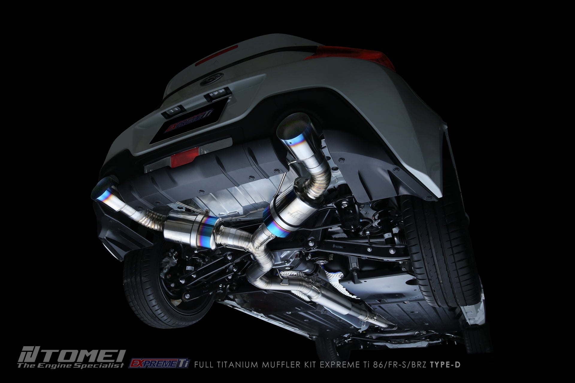 Tomei Expreme Titanium Exhaust System Type-D Dual For 2021+ GR86 / BRZ - ZN8 / ZD8 - FA24Tomei USA