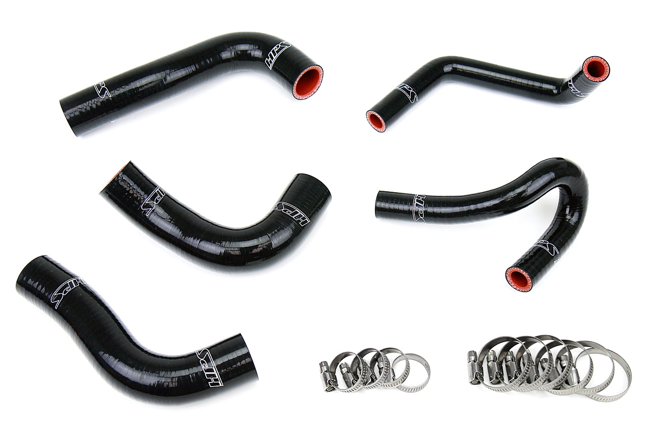 HPS Performance Silicone Hose Kit - Radiator and Heater Hose 57-1412-BLK