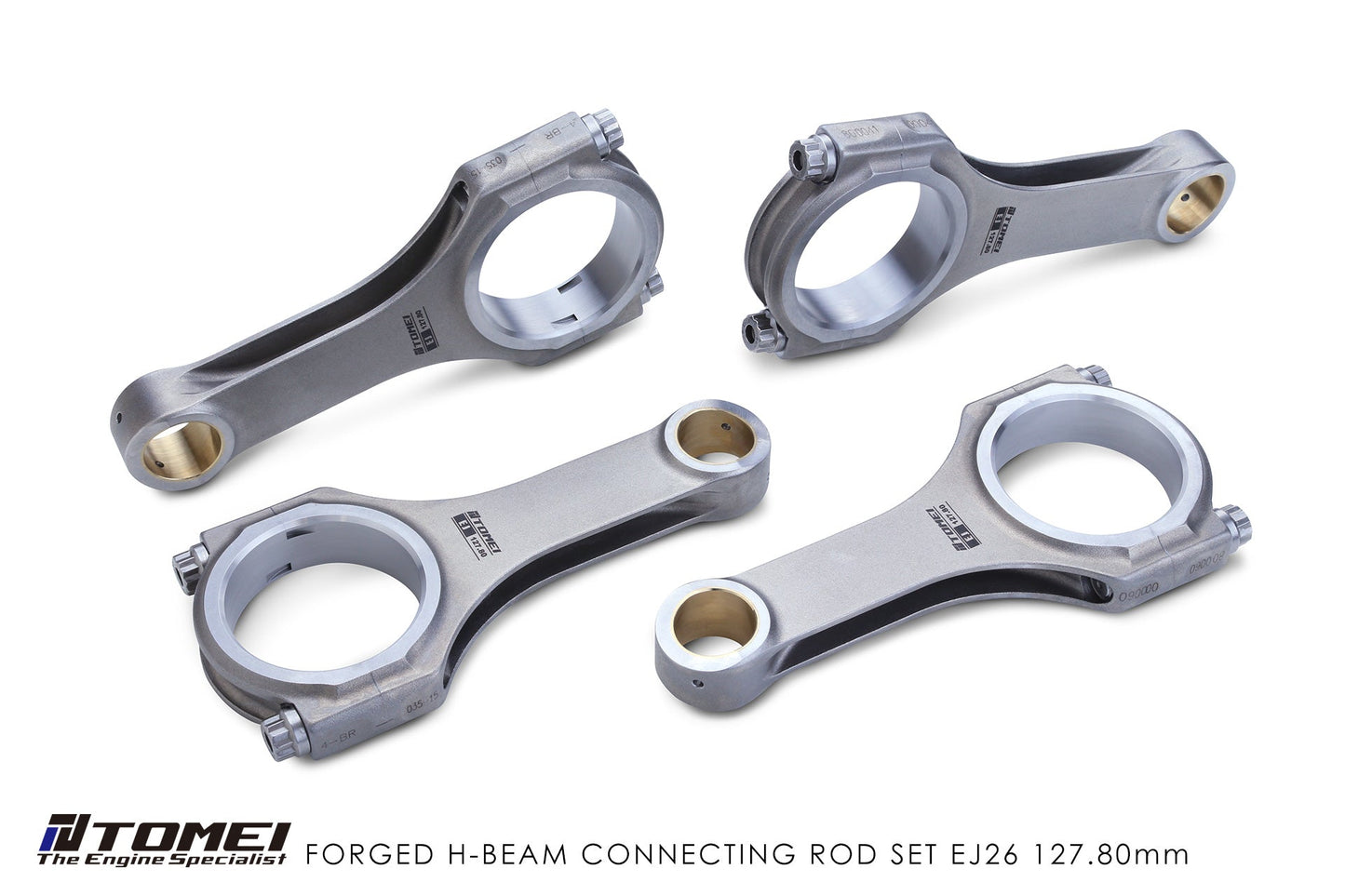 Tomei Forged H-Beam Connecting Rod Kit For Subaru EJ25 - 127.8mm (2.6L)