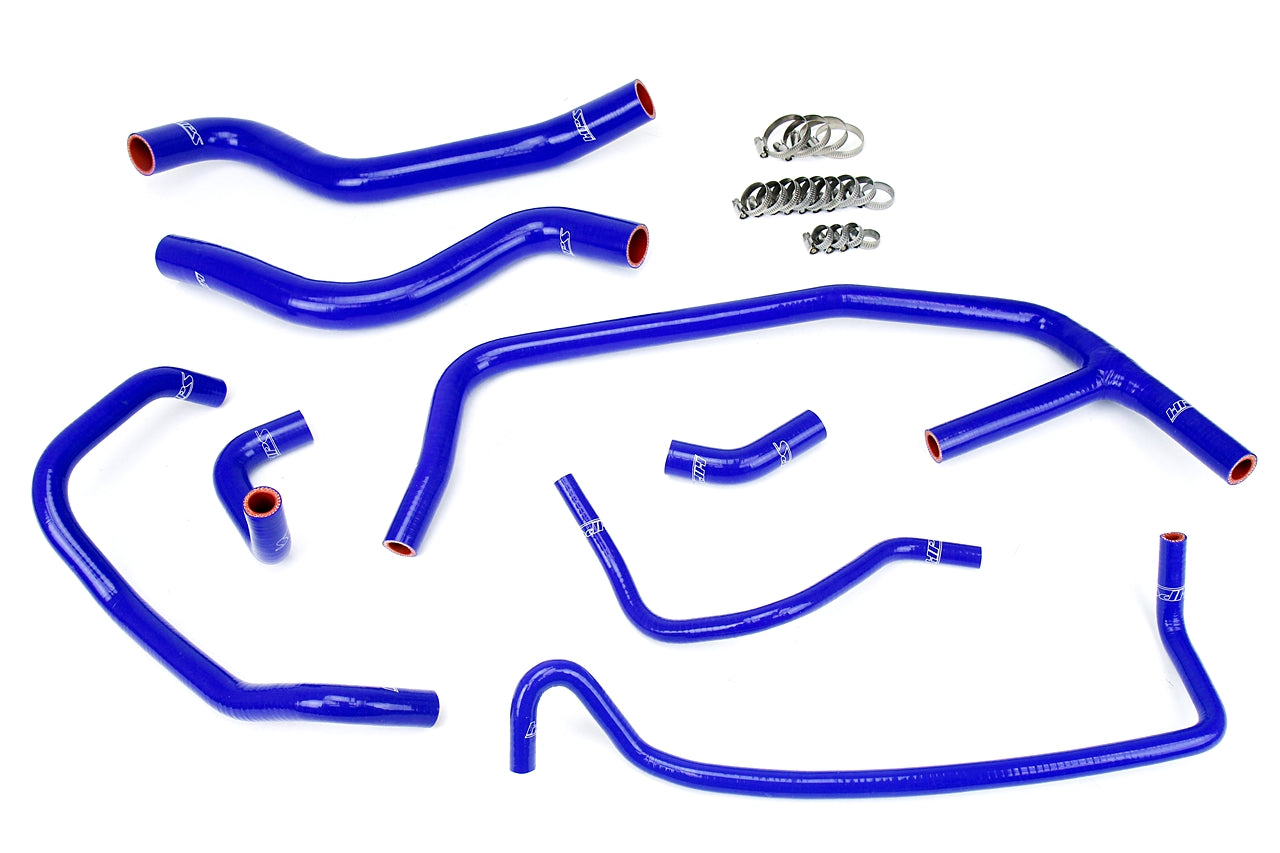 HPS Performance Silicone Hose Kit - Radiator and Heater Hose 57-1452-BLUE