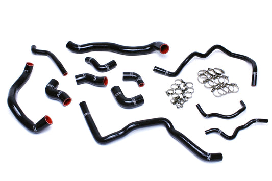 HPS Performance Silicone Hose Kit - Radiator and Heater Hose 57-1476-BLK