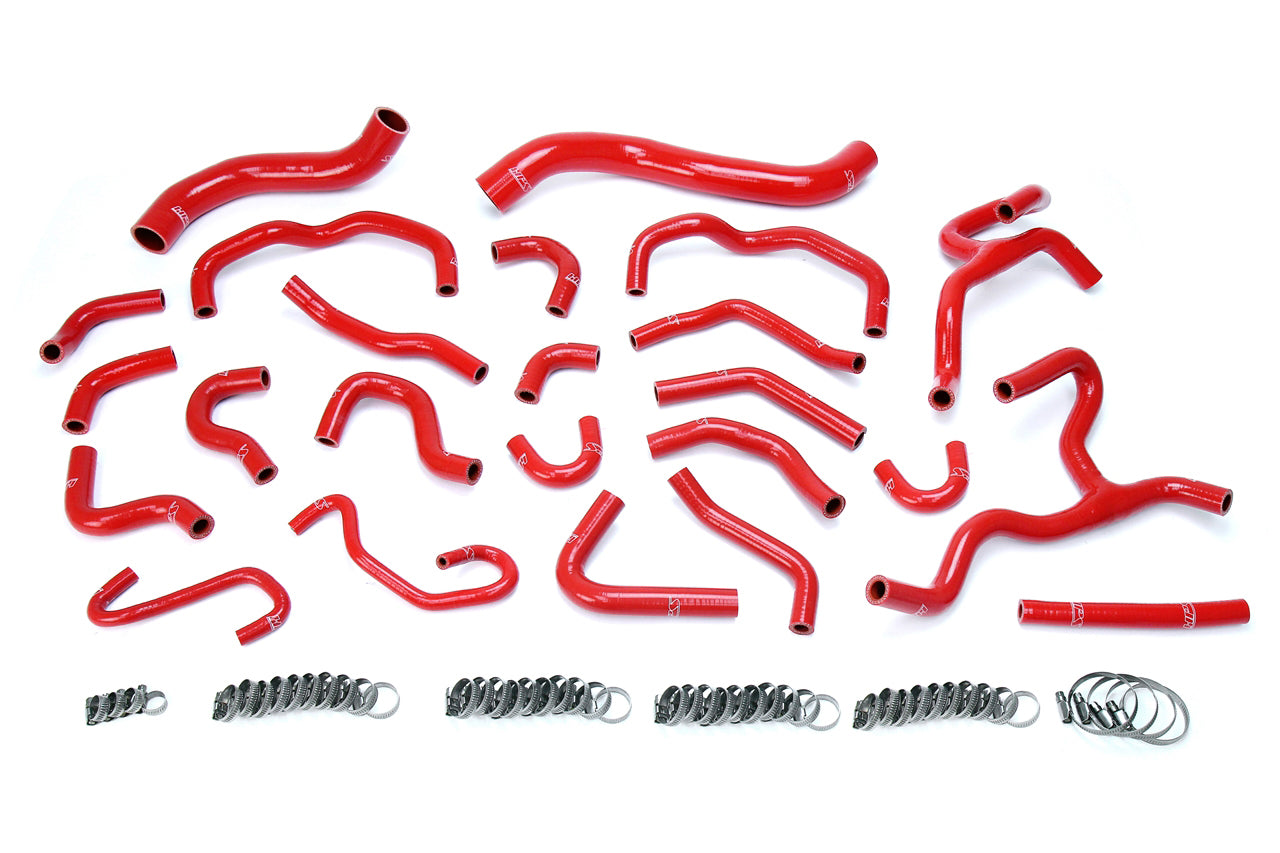 HPS Performance Silicone Hose Kit - Radiator and Heater Hose 57-1670-RED