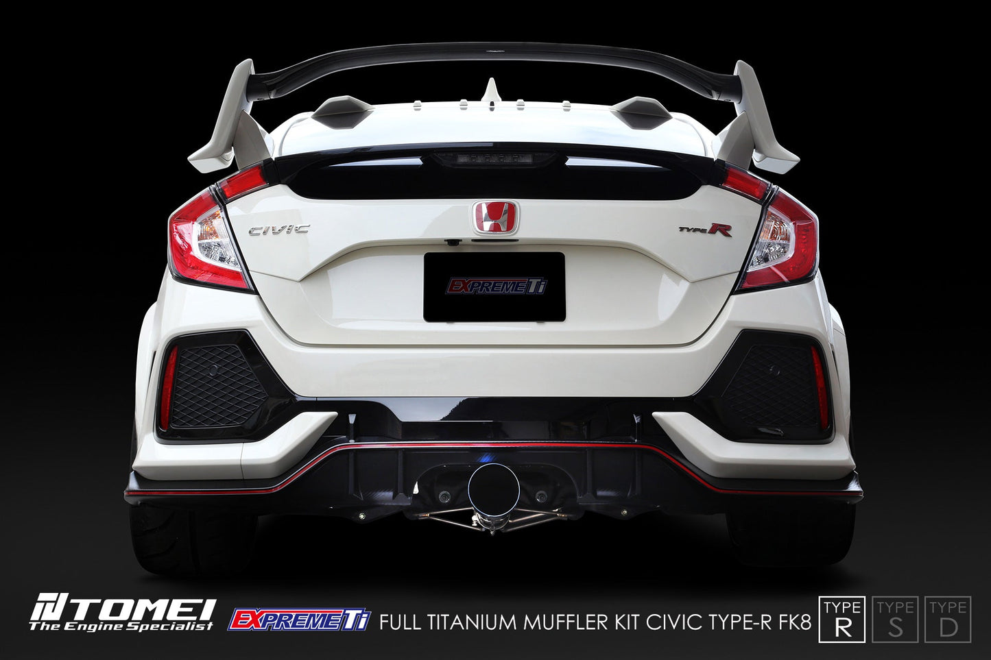 Tomei Expreme Titanium Exhaust System Type-R for 2017+ Honda Civic Type R FK8Tomei USA