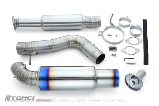 TOMEI Expreme Titanium Exhaust System Type-R Single - 2023+ NISSAN 400Z RZ34(TB6090-NS21C)