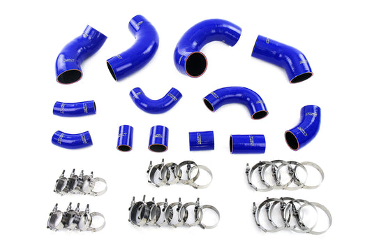 HPS Performance Blue Silicone Intercooler Hose Boot Kit - 1995-1998 NISSAN BCNR33 Skyline GT-R RB26DETT(57-2097-BLUE)