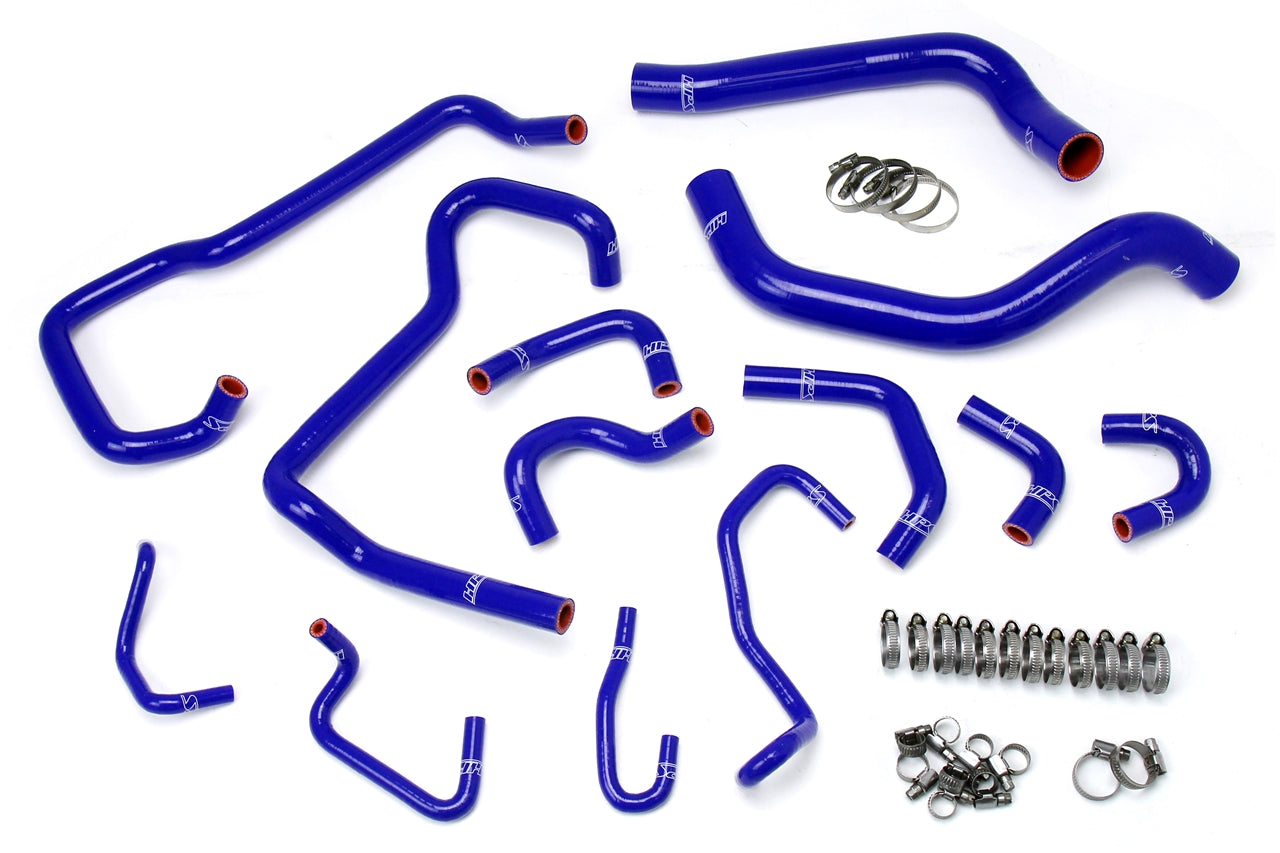 HPS Performance Silicone Hose Kit - Radiator and Heater Hose 57-1581-BLUE