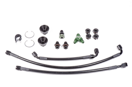 Radium Engineering  - 2007-2009 NISSAN 350Z / 2009-2020 370Z / 2007-2008 INFINITI G35 / 2008-2013 G37 VQ35HR / VQ37VHR Fuel Rail Plumbing Kit(20-0469)