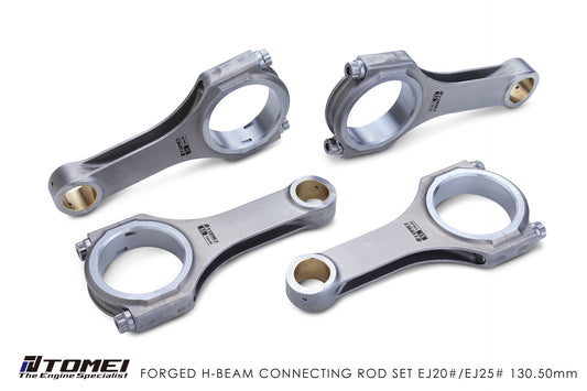 Tomei Forged H-Beam Connecting Rod Kit For Subaru EJ20/EJ25 - 130.5mm (STD)