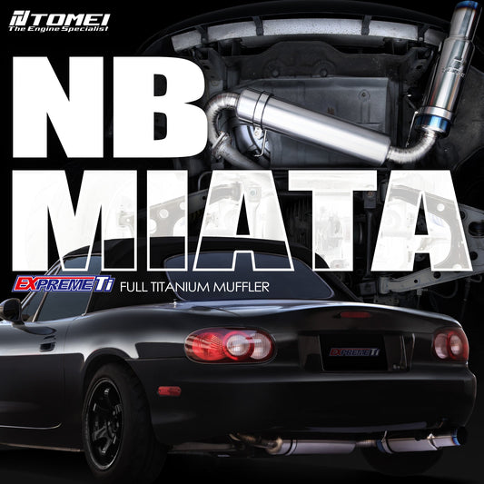 Tomei Expreme Titanium Exhaust System for 1998-05 Mazda MX-5 Miata NB