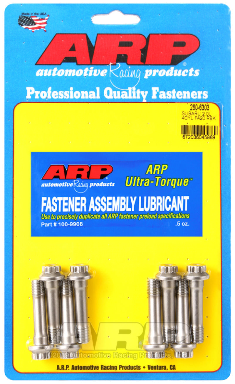 ARP Subaru FA20 2.0L Rod Bolt Kit - 260-6303.