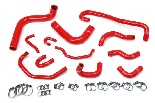 HPS Performance Silicone Hose Kit - Radiator and Heater Hose 57-1656-RED