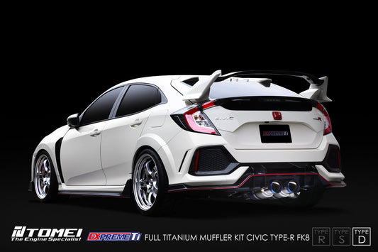 Tomei Expreme Titanium Exhaust System Type-D for 2017+ Honda Civic Type R FK8