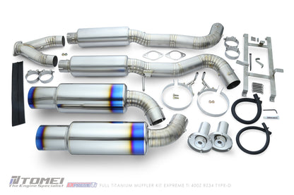 TOMEI Expreme Titanium Exhaust System Type-D Dual - 2023+ NISSAN 400Z RZ34(TB6090-NS21D)