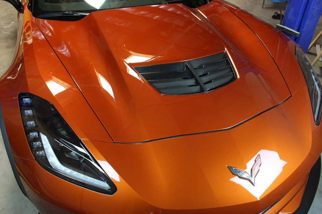 APR Performance 2015-UP Corvette C7/ZO6 Hood Vents - CF-700805.