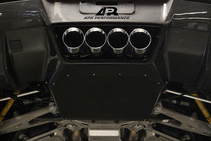 APR Performance Carbon Fiber Rear Diffuser With Undertray - AB-277020.