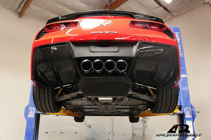 APR Performance Carbon Fiber Rear Diffuser With Undertray - AB-277020.