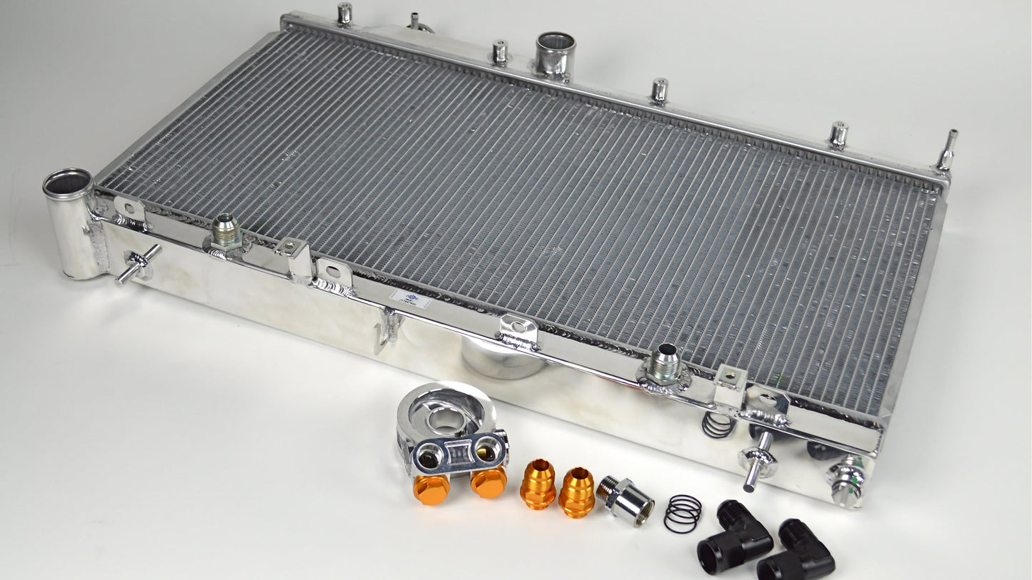 599.00 CSF Radiator Subaru WRX & STi [w/ Oil Cooler] (02-07) 3076O - Redline360