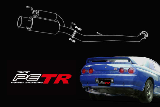 GReddy Power Extreme TR Cat-Back Exhaust - 1989-1994 NISSAN BNR32 Skyline GT-R RB26DETT - 10127310