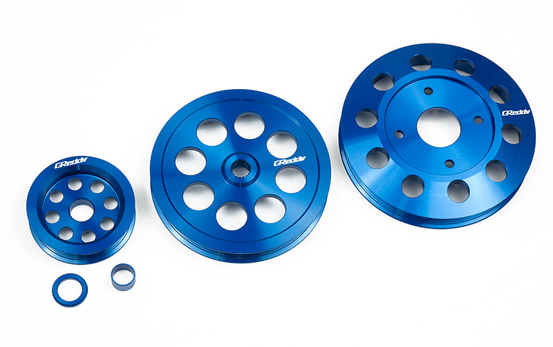 GReddy Aluminum Pulley Kit - 1989-1994 NISSAN BNR32 Skyline GT-R RB26DETT - 13522101